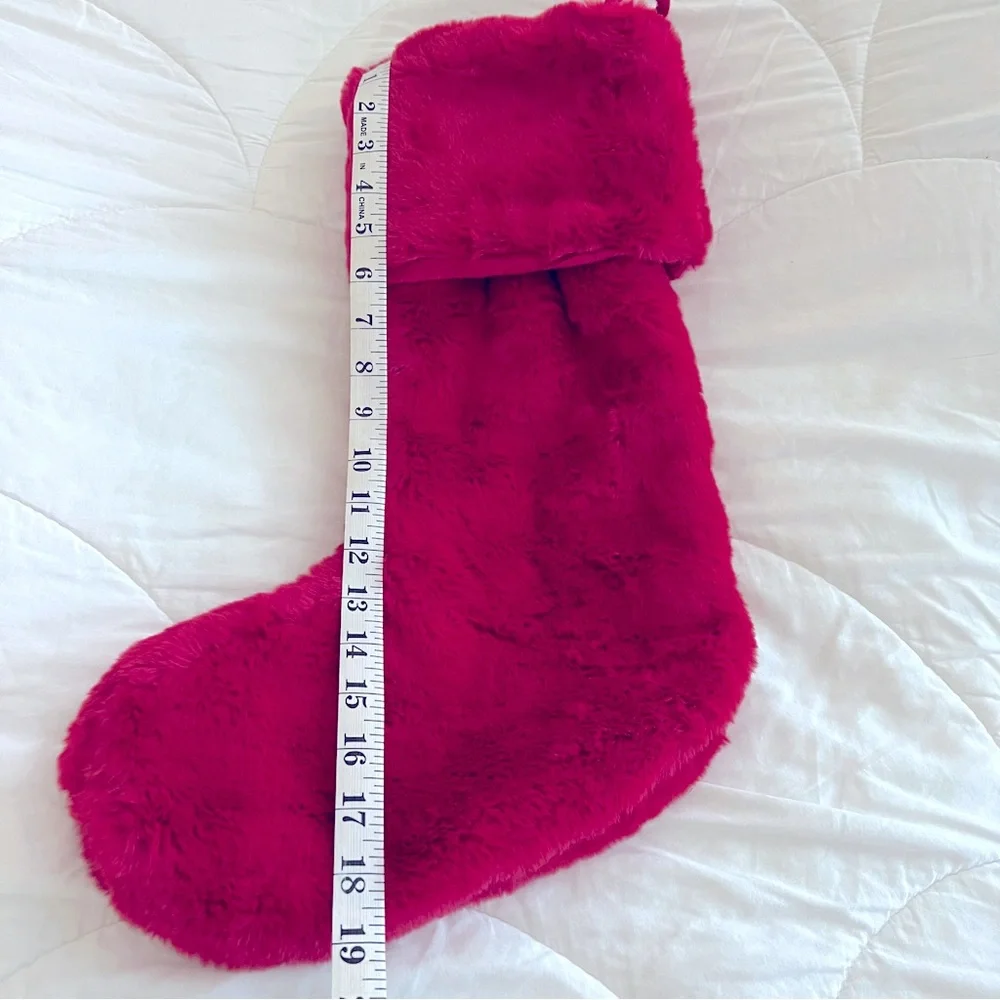 Soft and Cozy wine colored stocking